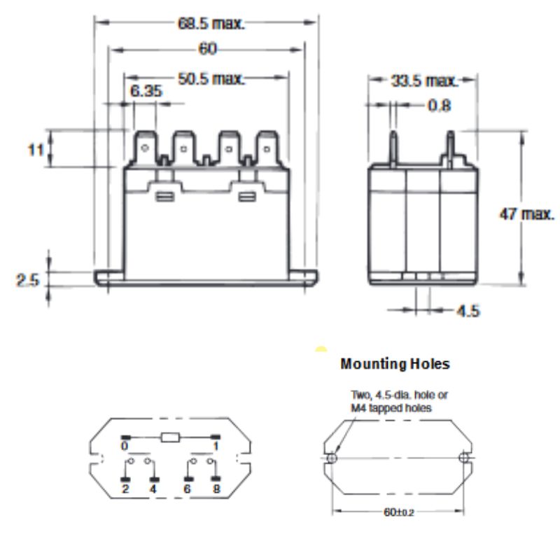 RELAY DC 24V 6107